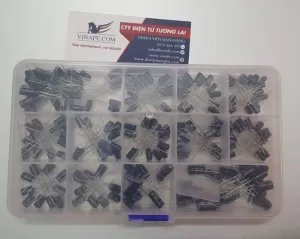 Hộp Tụ Hóa Tổng Hợp 0.1uF - 220uF Tổng 200 Cái